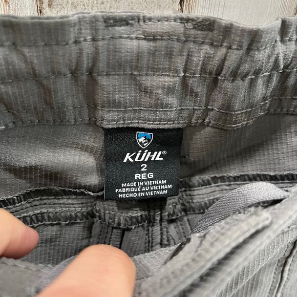 Kuhl Womens Horizn 6276 SKINNY Gray Hiking Outdoors Cargo Pants Stretch 2 - Picture 2 of 9
